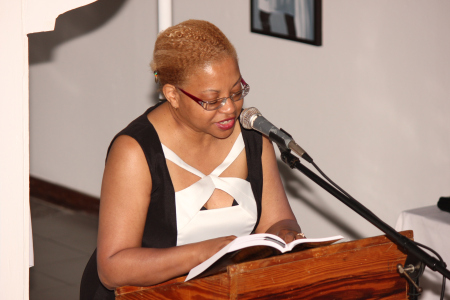 Nathalie Taghaboni reads from her second novel in the Savanoy series, Santimanitay.