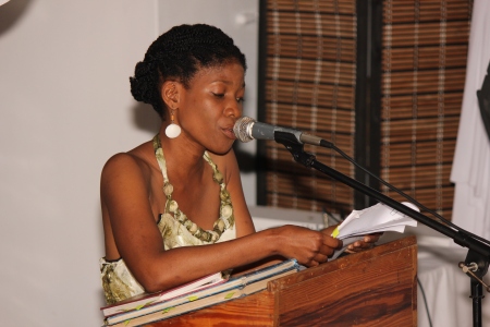 Nzingha Job reads from her journals of poetry.